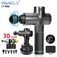 Customize Aluminum 6 Heads Touch Screen Usb Recoverfun Cheap Manufacturer Body Muscle Handheld Massage Gun