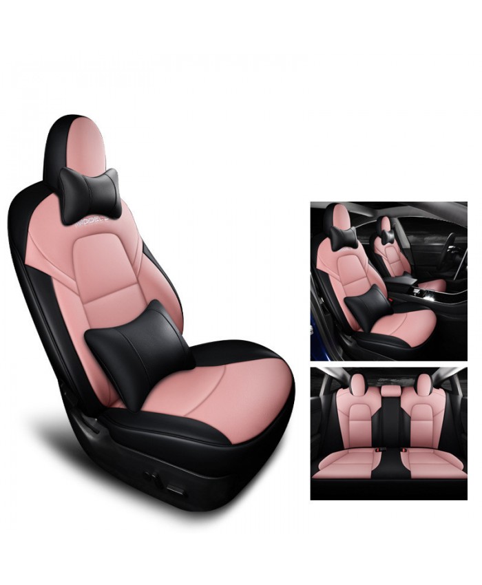 Designer Car Seat Leather Cover For Tesla Model 3 /21