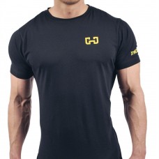The Latest New Type Of Fitness Clothes Men's Slim Sports T-shirt Breathable Men's T-shirt-Black