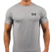 The Latest New Type Of Fitness Clothes Men's Slim Sports T-shirt Breathable Men's T-shirt-Black