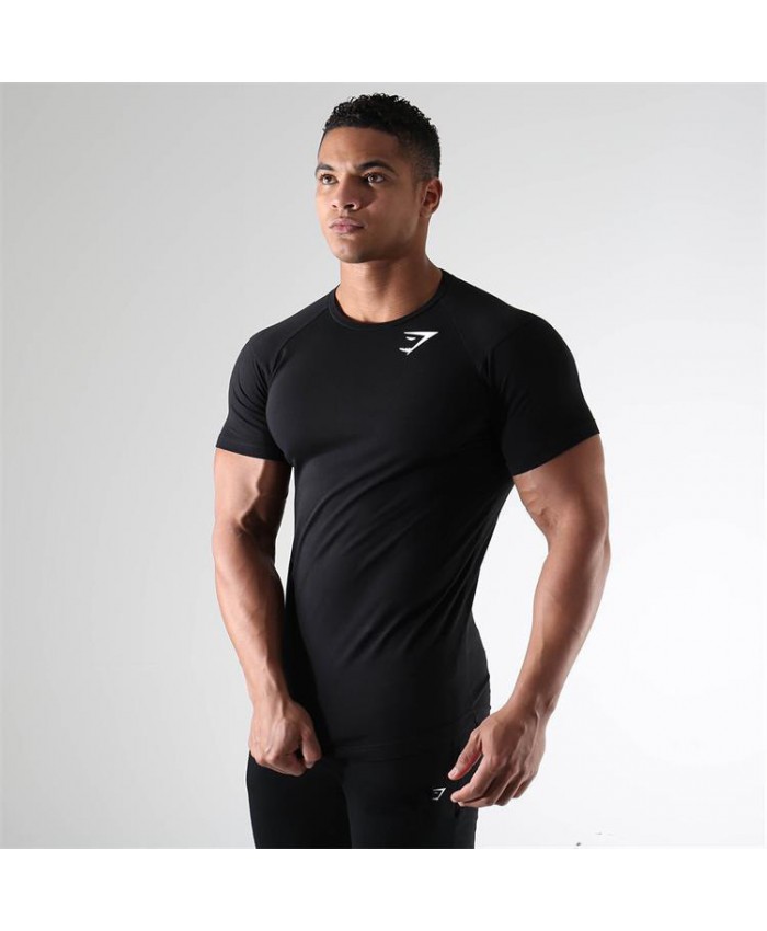 High Quality Round Neck Men's Custom Casual Gym Wear Fashion Style Custom Logo Men's T-shirt-White