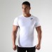 High Quality Round Neck Men's Custom Casual Gym Wear Fashion Style Custom Logo Men's T-shirt-White