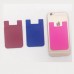 factory direct sale Silicone Stick on Cell Phone Wallet Pocket Credit Card Holder Back Phone Case Pouch Sleeve Pocket