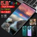 Android cellphone Face Recognition 4G 5G Smartphone Android 10.0 6+128G 8 core HD Camera Phone Daul SIM Perfect Quality phone