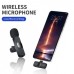 K8 Wireless Microphone Professional Type-C MiNi Microphone Wireless Long Range Outdoor Mobile Phone Wireless Microphone
