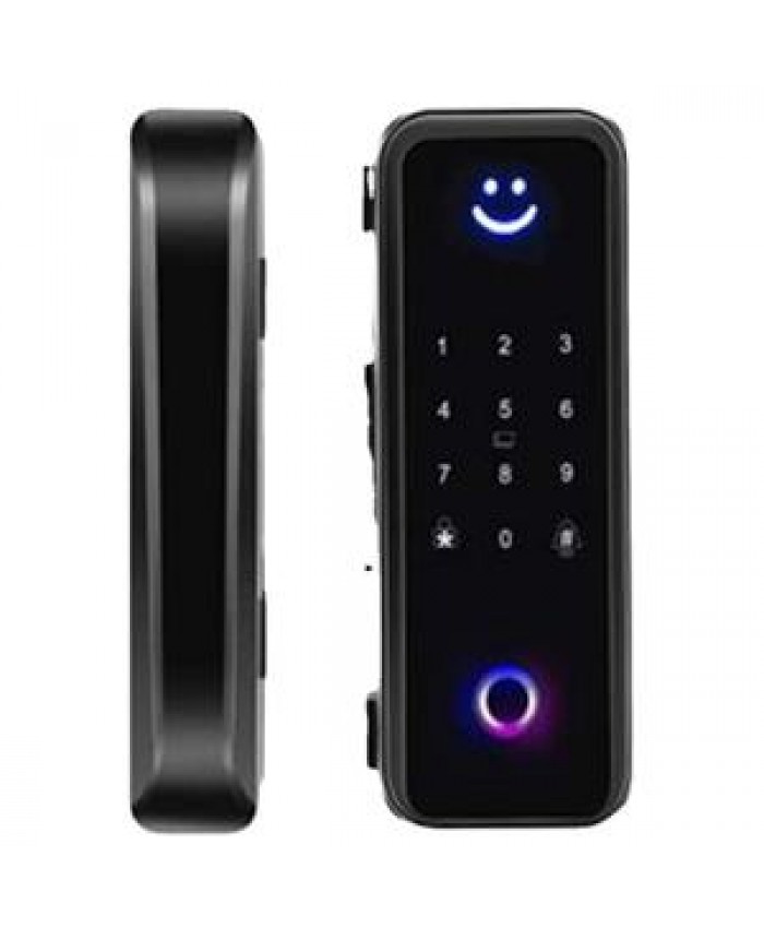 Intelligent TTlock Glass Lock Mobile Phone Remote Control Password Fingerprint Card Smart Glass Door Lock