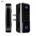 Intelligent TTlock Glass Lock Mobile Phone Remote Control Password Fingerprint Card Smart Glass Door Lock