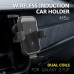 Car Phone Holder Magnet Stand Auto Position Intelligent Fast Wireless Charging Anti Shaking Rotation Gravity Mobile Phone Holder