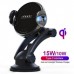 15W fast wireless charger Qi intelligent induction automatic clip wireless charging car mobile phone holder