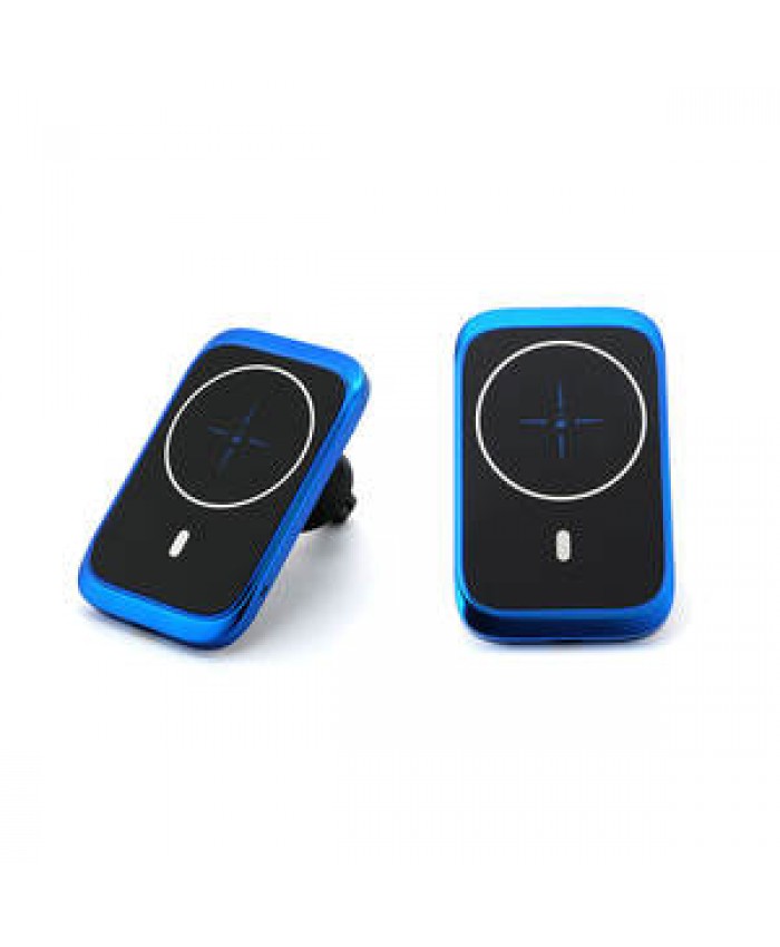 intelligent fast quick small type-c 15w magnet wireless car charger mobile cell phone with mini power adaptor