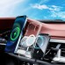 intelligent fast quick small type-c 15w magnet wireless car charger mobile cell phone with mini power adaptor