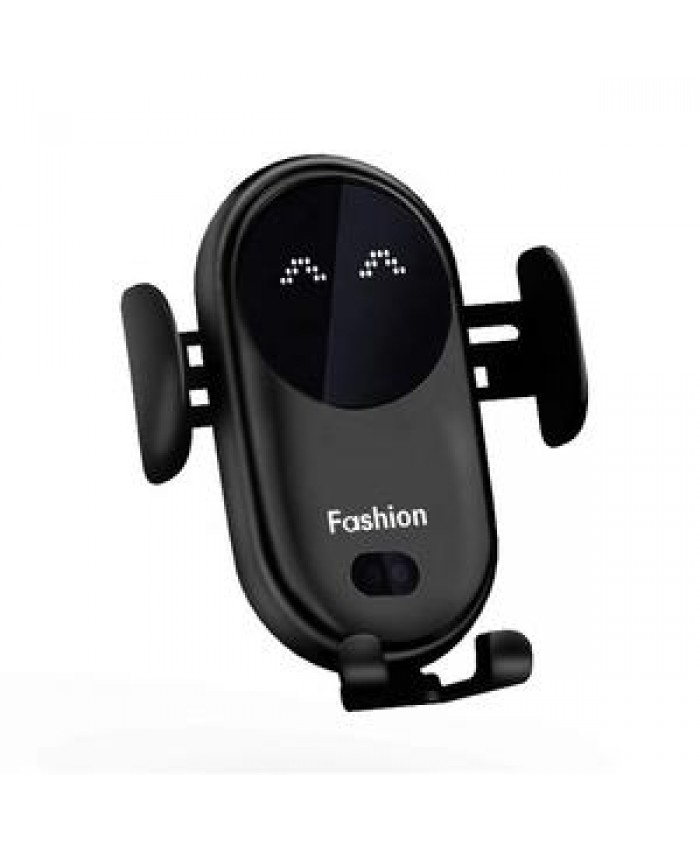 Popular car wireless charger Intelligent infrared automatic induction car mobile phone holder wireless charger car phone holder