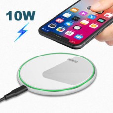 Intelligent wireless charger 10W convenient Qi mobile phone universal charging board for iPhone and Android