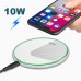 Intelligent wireless charger 10W convenient Qi mobile phone universal charging board for iPhone and Android
