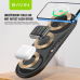 BAVIN Hot Seller Intelligent Qi Fast Charging Multi-function 3 IN 1 Wireless Charger with Groove for Mobile Phone Watch Earphone