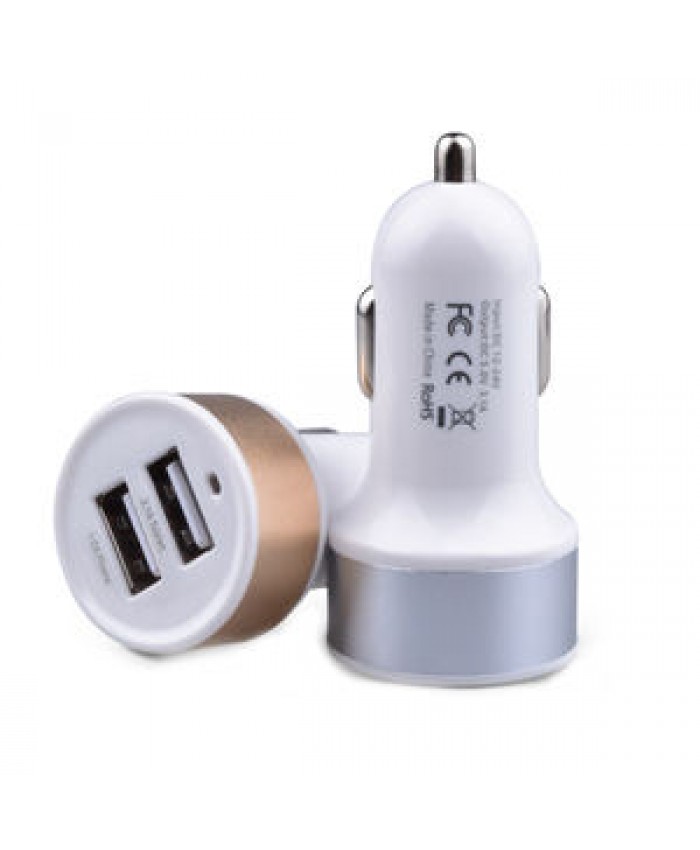 Dual port USB intelligent mobile phone universal vehicle car Charge for iphone X/Max/8/7/6s/plus