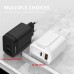 mini intelligent travel use mobile cell phone super fast custom usb type c quick pd wall charger for iphone
