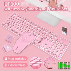 [local ship]Langtu Wireless Keyboard and Mouse Set Backlight And Recharge Keyboard With Usb Receiver