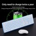 [local ship]Langtu Wireless Keyboard and Mouse Set Backlight And Recharge Keyboard With Usb Receiver