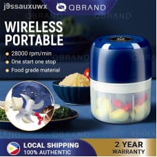 ✼Qbrand A1 250ML 3 Blades Electric Garlic Household ​Garlic Masher Puree Food Chopper Kitchen Tools