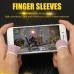 6 Pairs Finger Sleeves for Gaming Mobile Game Controllers Thumb Sleeves Set, Anti-Sweat Breathable Touchscreen Finger Covers for Phone Games PUBG