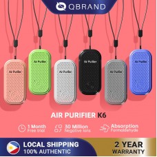 Spot goods✎Qbrand K6 Mini Air Purifier Portable Personal Ionizer Necklace Wearable Purify