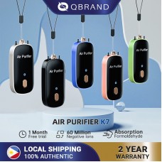 Qbrand K7 Mini Air Purifier Portable Personal Ionizer Necklace Wearable Air Purify