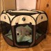 Foldable Pet Playpen Tent Dog Cat Fence Puppy Exercise Play Kennel Cat Delivery Room Cat Bed