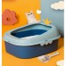 Cat Litter Box With Scoop Kitten Litter Box Cat Toilet Deodorization leakage prevention Litter Box